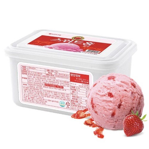 스위트홈 아이스크림(딸기) 5L - 냉동제품(드라이아이스 필수 구매 품목)